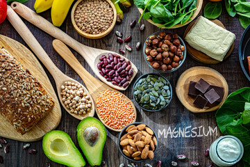 Food products rich in magnesium