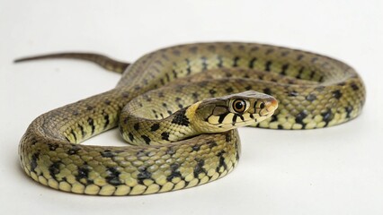 Obraz premium Grass Snake on studio background
