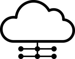 Cloud Networking & System Architecture Icon