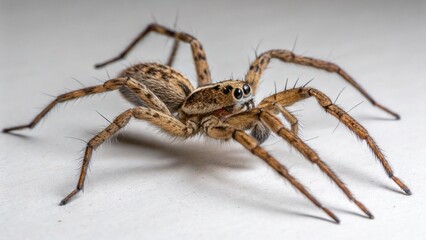 Grass Spider on studio background