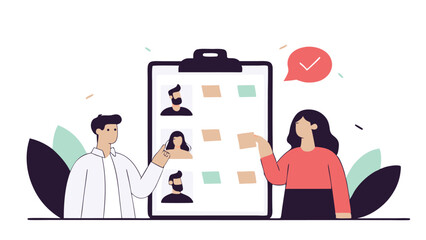 Online Chat Argument Scene – Vector Illustration
People Arguing in Messages – Adobe Illustrator Artwork