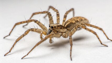 Grass Spider on studio background