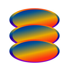 Abstract shapes with colorful, vibrant gradients