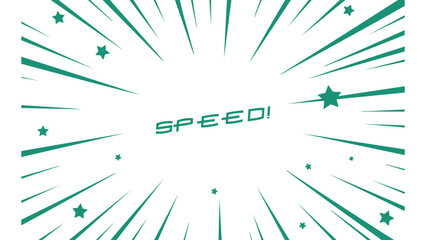 Speed Explosion with 'Speed!' Text in Comic Style