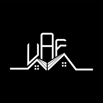 UAF Real State logo design, UAF simple and modern logo. UAF luxurious alphabet design