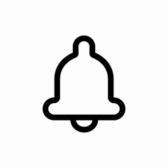 notification bell alert sound icon vector sign