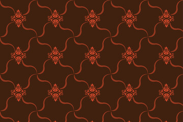Cinnabar color vector pattern back round design made by adobe illustrator.