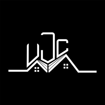 UJC Real State logo design, UJC simple and modern logo. UJC luxurious alphabet design