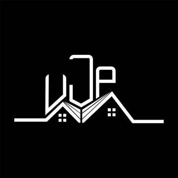 UJP Real State logo design, UJP simple and modern logo. UJP luxurious alphabet design