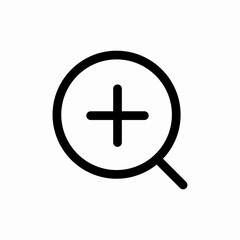 Fototapeta premium magnifying glass zoom icon vector sign