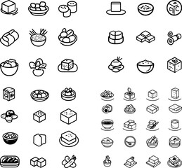 tofu vegetarian plant-based food icon soybeans protein food design tofu dish food art tofu block tofu texture food styling tofu recipe tofu meal food presentation tofu symbol healthy