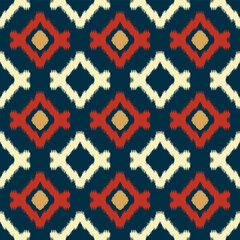 Christmas knitted seamless pattern fabric
