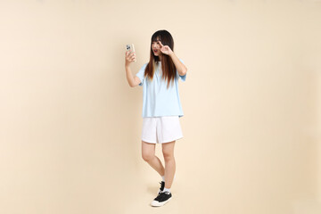 20s Asian Woman in casual clothes