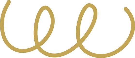 Line spiral doodle organic design