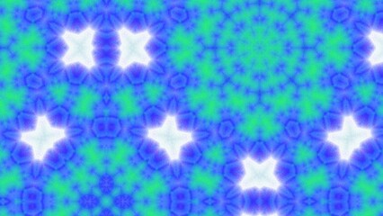 Abstract Radiant Burst with Soft Grain Texture, Symmetrical Glow Pattern in Psychedelic Style, Radiating Circular Abstract with Subtle Noise, Kaleidoscopic Starburst with Gradient Flow