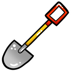 회색삽 그래픽 소스