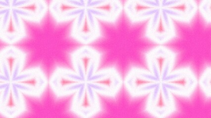 Abstract Radiant Burst with Soft Grain Texture, Symmetrical Glow Pattern in Psychedelic Style,...