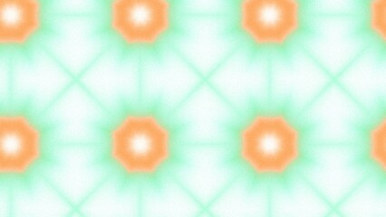 Abstract Radiant Burst with Soft Grain Texture, Symmetrical Glow Pattern in Psychedelic Style,...