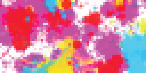 Abstract pixelated artwork featuring a vibrant mix of colors creating a modern and visually appealing background suitable for various creative projects