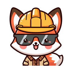 Cartoon boy with dog wearing winter hat near snowman fun Christmas illustration