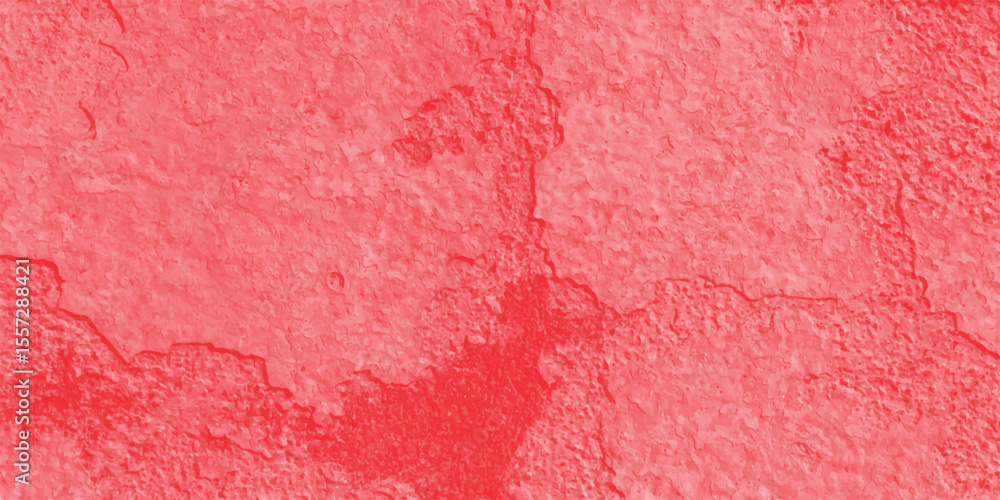 Aufkleber Abstract texture in red with rough surface and imperfections displaying a stone wall effect ideal for backgrounds and design elements
