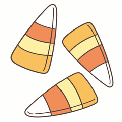 Candy Corn Trio halloween sweet