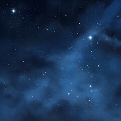 Vast celestial expanse with glowing nebulae and distant stars night sky deep space