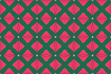 Seamless Endless Design Background Perspective Fashion Art Texture Wallpaper Textile Geometric Graphic Fabric Interior Tile Visual Decoration Cloth Shape Template Luxury Symmetric Digital Pattern.