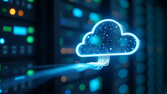 Cloud Computing A Photorealistic Glimpse into Data Storage