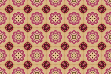 Seamless Endless Design Background Perspective Fashion Art Texture Wallpaper Textile Geometric Graphic Fabric Interior Tile Visual Decoration Cloth Shape Template Luxury Symmetric Digital Pattern.