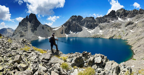 The most famous high mountain plateau in the Black Sea region, Kaçkar Mountain, Rize, Turkey