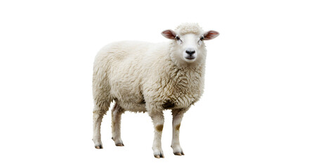 Fototapeta premium sheep isolated on white background