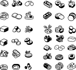 mortadella icons mortadella illustration mortadella vector Italian meat gourmet mortadella sliced mortadella artisan mortadella cured meat deli meat savory mortadella mortadella sausa