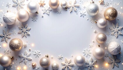 クリスマスの背景とコピースペース