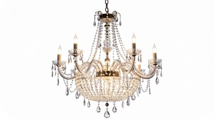chandelier on a white background