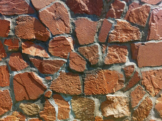 Beautiful Reddish-Brown Brick Wall Texture Background