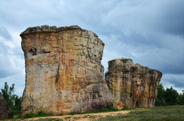 Mor Hin Khao, or Thai Stonehenge in the Phu Laenkha National Park in Chaiyaphum , Thailand © Anirut