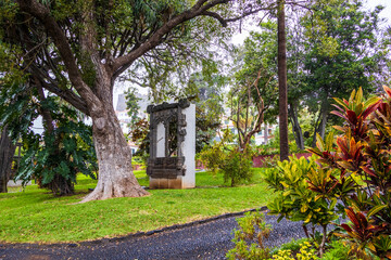 Park of Quinta das Cruzes Museum in Funchal, Madeira, Portugal