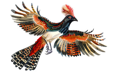 Obraz premium A Visual Tribute to the Sankofa Bird Teaching Us to Look Back and Learn