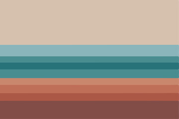 Fototapeta premium Abstract Horizontal Stripes Background Earthy Tones and Pastel Hues