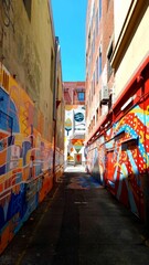 Perth austalia,narrow street in perth
