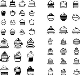 tiramisu icons tiramisu illustration tiramisu vector Italian dessert classic tiramisu homemade tiramisu gourmet tiramisu artisan tiramisu rustic tiramisu creamy tiramisu layered desse