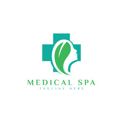 medical spa logo design beauty women boutique fashion skincare makeup