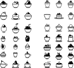 panna cotta icons panna cotta illustration panna cotta vector Italian dessert creamy panna cotta classic panna cotta gourmet panna cotta artisan panna cotta rustic panna cotta authent