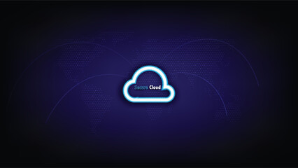 Secure Cloud Computing Network with Global Connection and Data Protection
