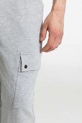 Casual Grey Cargo Pants featuring Stylish Pocket Detail for Comfort and Functionality
