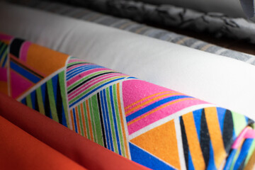 Explore Our Vibrant Fabric Rolls Featuring Unique Patterns Perfect for All Your Creative Projects