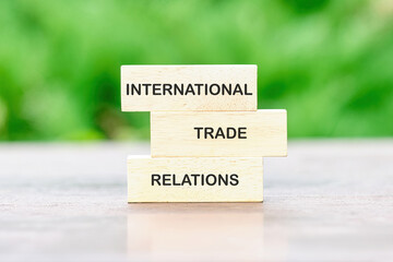 Conceptual text, phrase, words International Trade Relations The concept of development and...