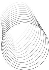 Circle blend effects out line halftone use for technology concept