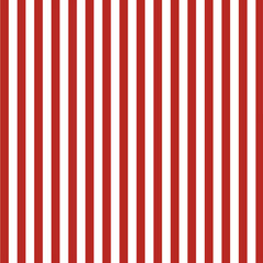Stripe vertical seamless pattern with red and white color. A bold and clean geometric background ideal for textiles, packaging, digital wallpapers, and holiday themes